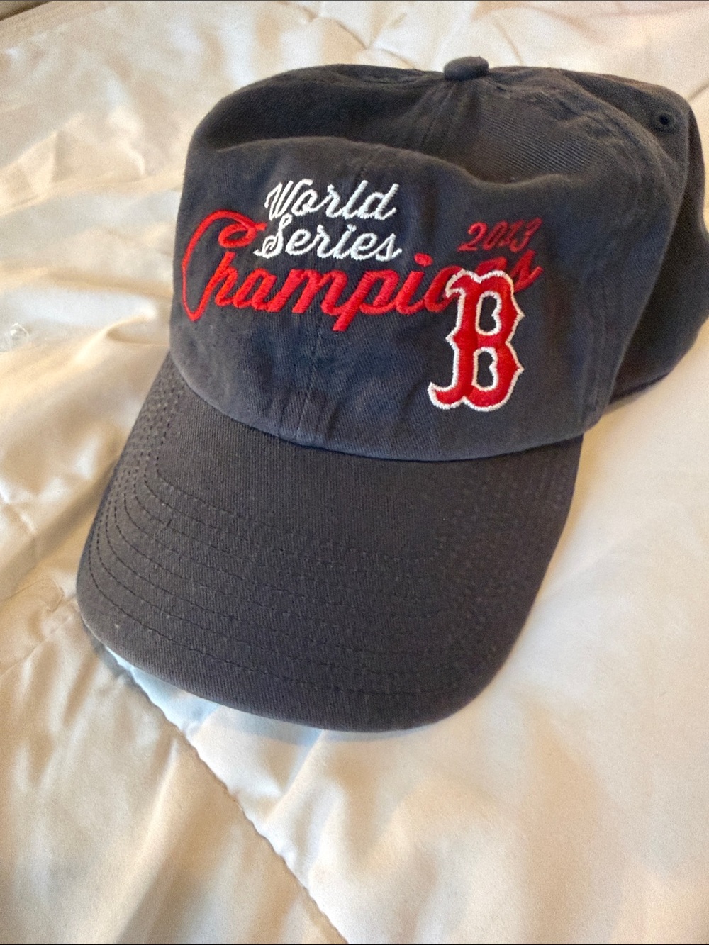 Boston Red Sox Navy 'World Series Champions' Embroidered Baseball Cap